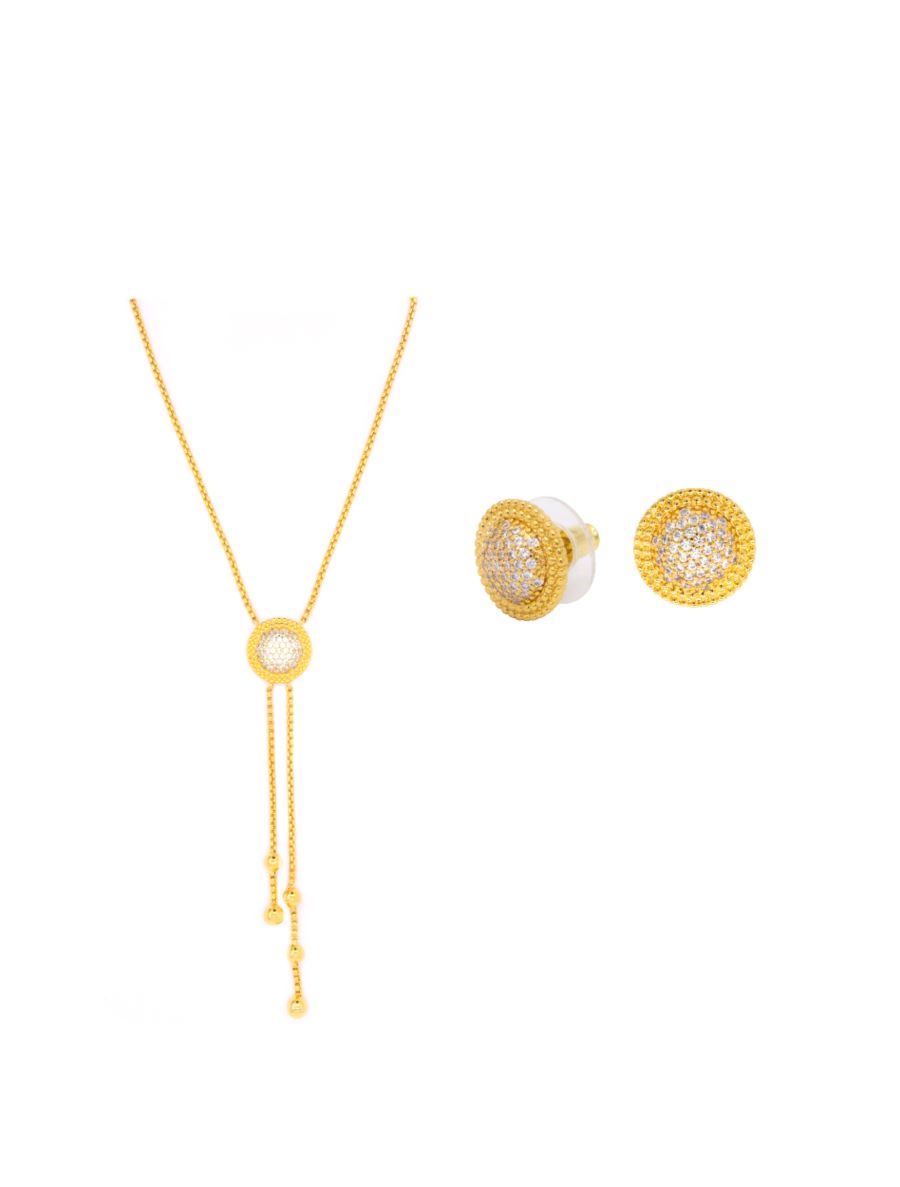 NECKLACE AND EARRING ROUND
