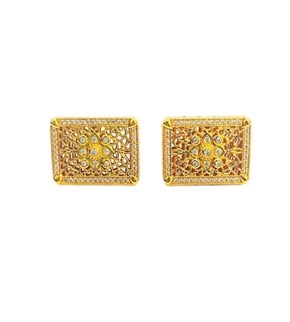 EARRING GOLD CALIGRAPHY