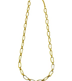 NECKLACE LONG PLAIN WITH ZIRCON