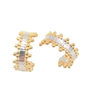 EARRING GOLD WITH SILVER